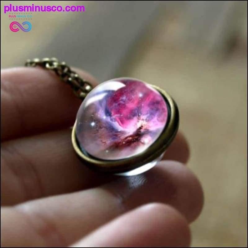Двостороннє намисто з підвіскою Nebula Galaxy || - plusminusco.com