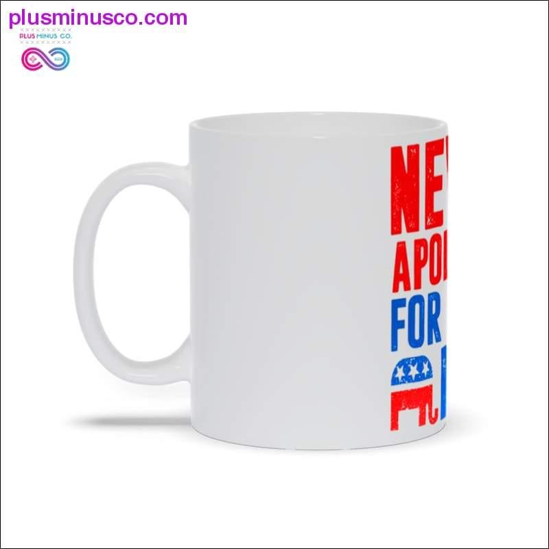 Never apologize for being light Mugs Mugs - plusminusco.com