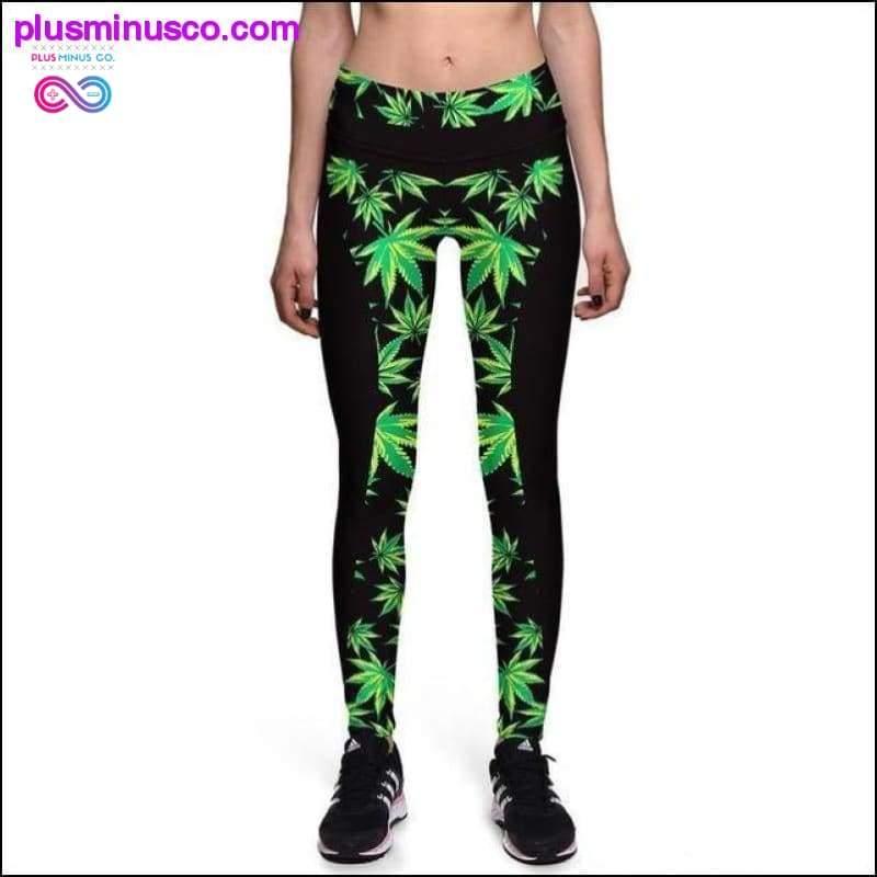 NEW 0038 Sexy Girl Women Green Leaf Weed 3D Prints High - plusminusco.com