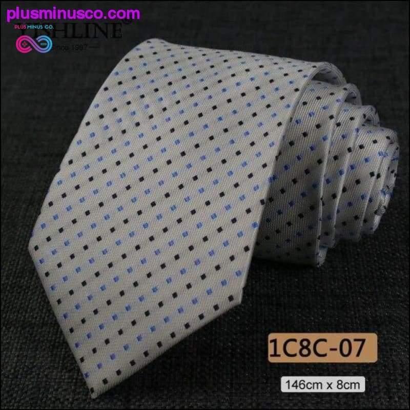 NEW 8CM Men Ties Fashion Paisley Pattern High Quality - plusminusco.com