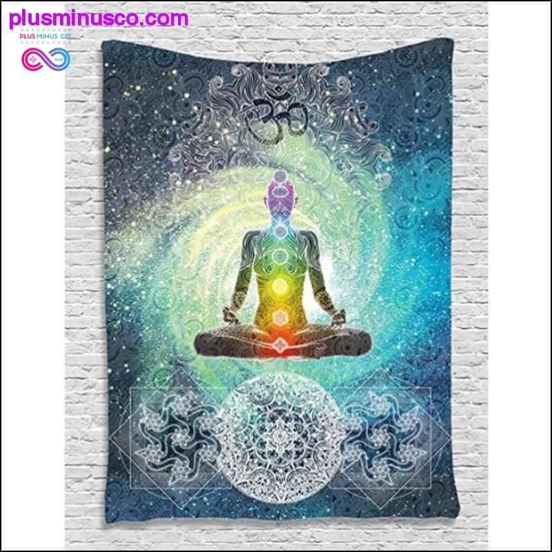 New Buddha Indian Mandala yoga background Bohemian style - plusminusco.com