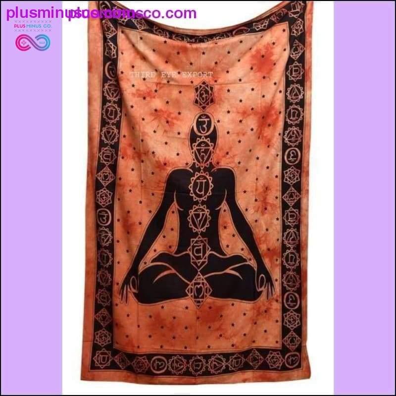 Nouveau fond de yoga Mandala indien Bouddha style bohème - plusminusco.com