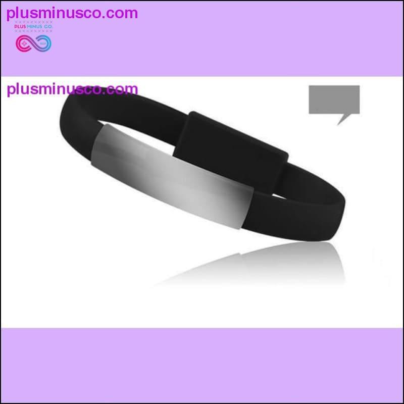 New Fashion USB Wrist Band Bracelet Data Sync Cable Charger - plusminusco.com