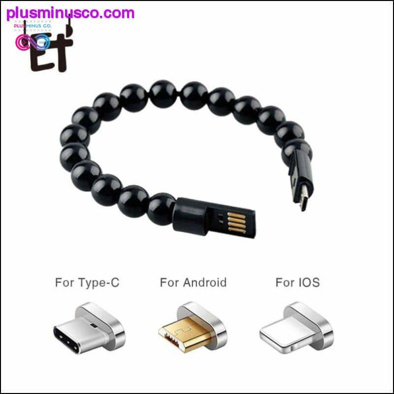 New Outdoor and Travel USB Wrist Band Beads Bracelet Data - plusminusco.com