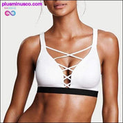New Sexy Strappy Fitness Padded Yoga Sports Bra For Women - plusminusco.com