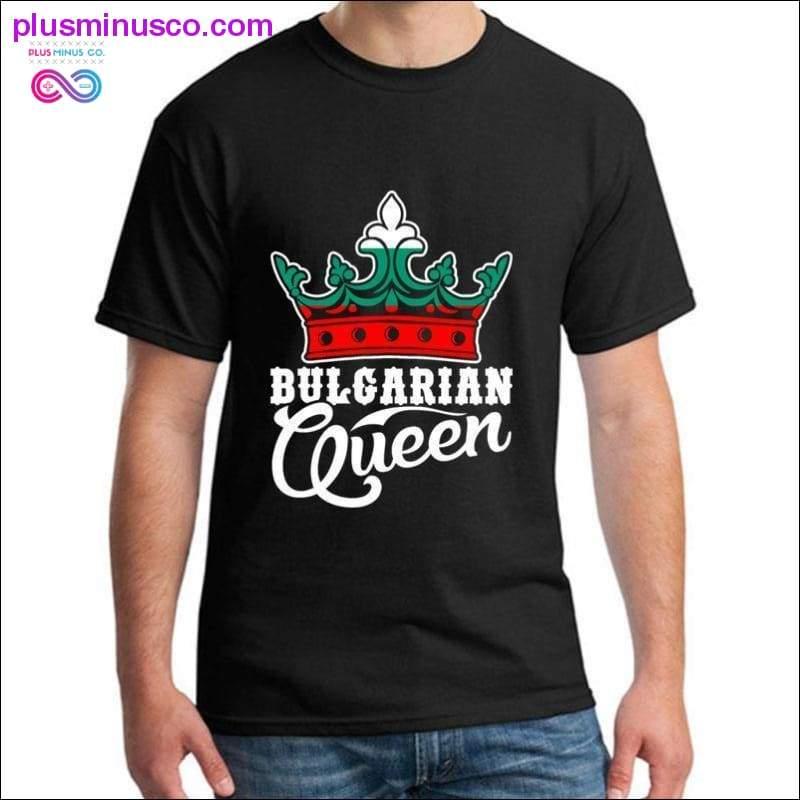 New Style Bulgarian Queen t-skjorte for menn Komfortabel - plusminusco.com