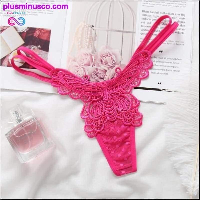 Новые стильные женские сексуальные трусики с полыми бабочками для женщин - plusminusco.com