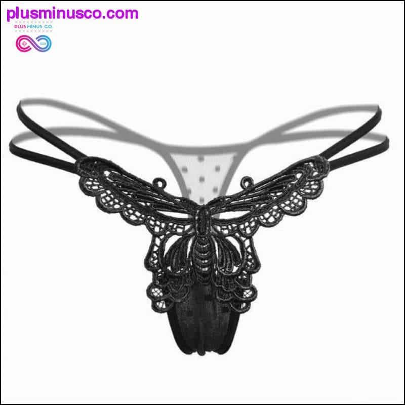 سراويل داخلية مثيرة على شكل فراشة مجوفة للنساء بتصميم جديد للنساء، انظر plusminusco.com