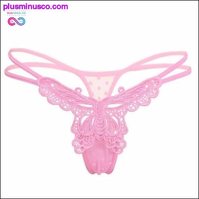 Novi stil ženskih šupljih leptir seksi gaćica za žene Pogledajte - plusminusco.com