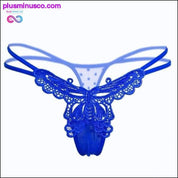 Novo estilo feminino oco borboleta calcinha sexy para mulher ver - plusminusco.com
