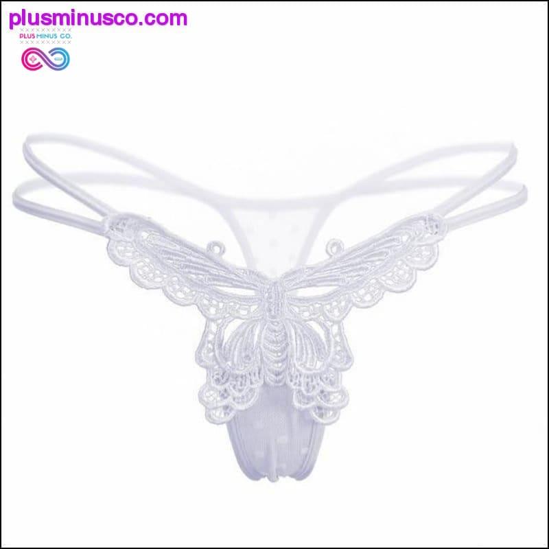 Seksowne majtki damskie w nowym stylu z wydrążonymi motylkami Zobacz - plusminusco.com