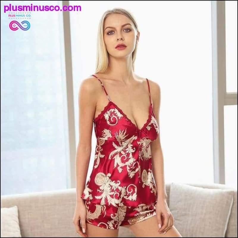 Nightgown Sexy Lace Sleepwear Pajama Sets Women Chemise - plusminusco.com