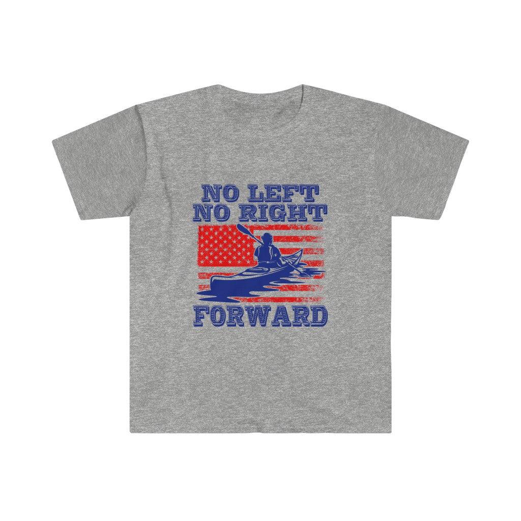 Pas de gauche, pas de droite en avant | T-shirts drapeau américain, Anti politique, pro progrès, Pas à gauche, pas à droite, Forward Tee - plusminusco.com