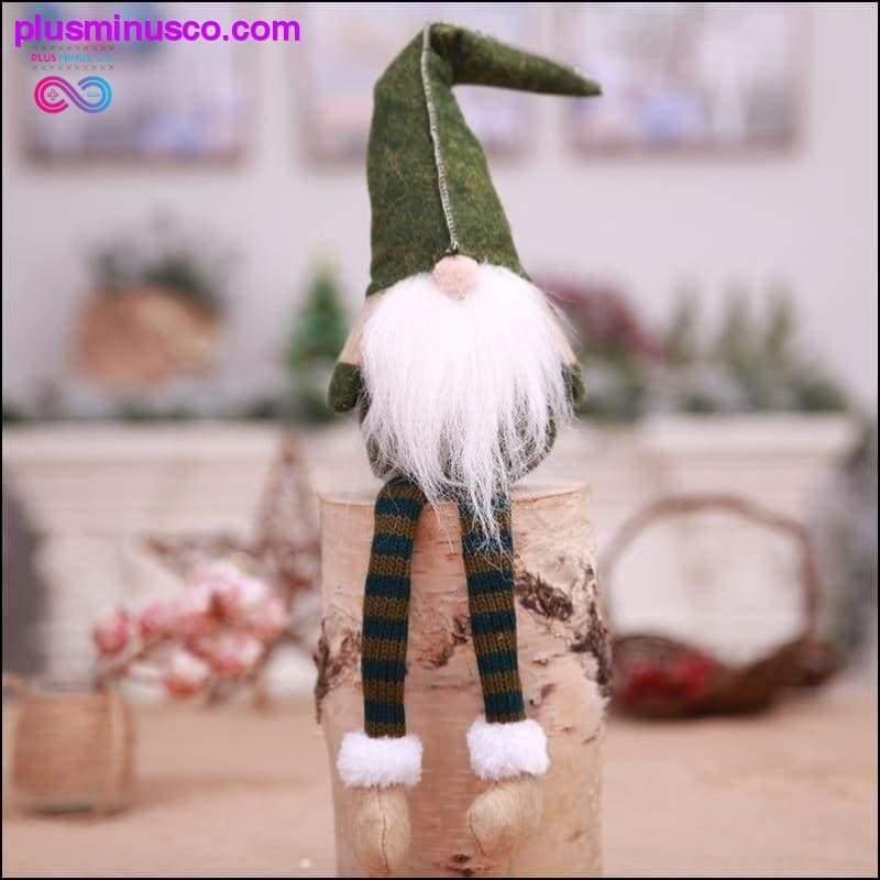 Ornamenti nani di peluche nordici Regalo di Natale Babbo Natale - plusminusco.com