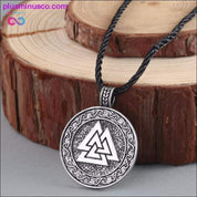 Norse Vikings Pendant Necklace Valknut Symbol of Odin - plusminusco.com