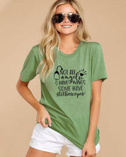 Not All Angels Have Wings Graphic Funny Women's T-Shirt Summer Casual 100%Cotton Short Sleeve tops tee Gift For Nurse White angel Gift - plusminusco.com