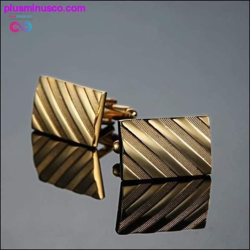 Neuartige Manschettenknöpfe aus Edelstahl, alte Handwerkerhand, Laser – plusminusco.com