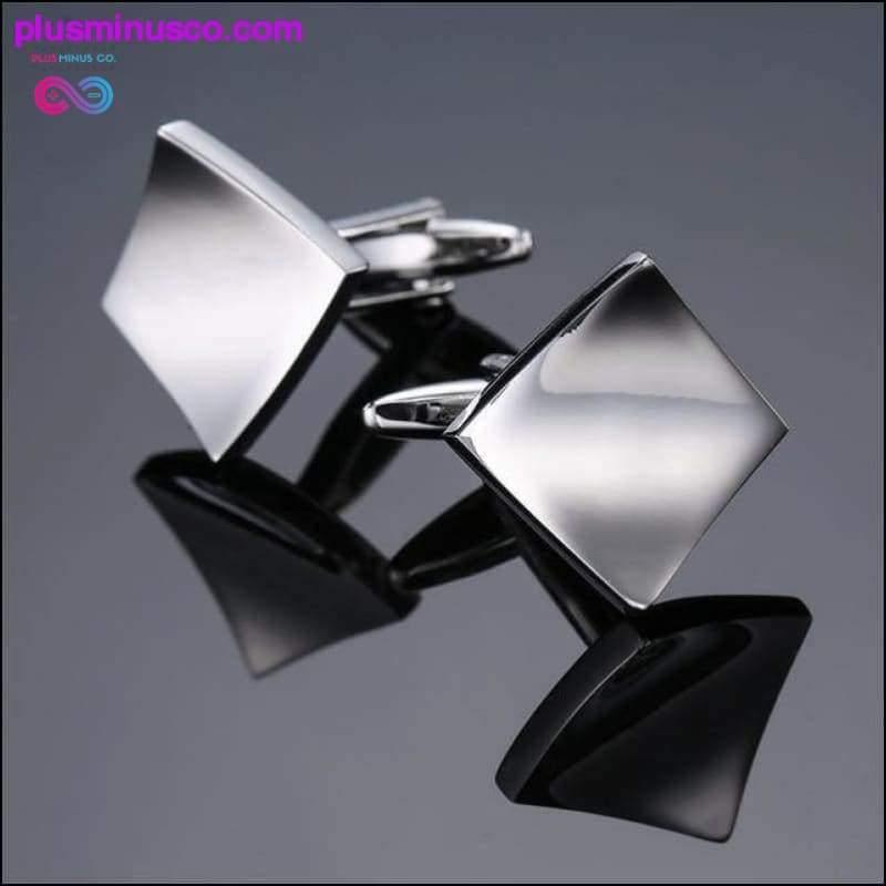 Neuartige Manschettenknöpfe aus Edelstahl, alte Handwerkerhand, Laser – plusminusco.com