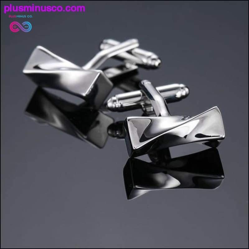 Neuartige Manschettenknöpfe aus Edelstahl, alte Handwerkerhand, Laser – plusminusco.com