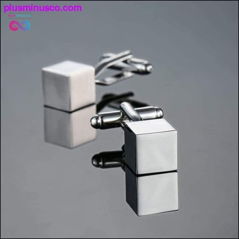 Neuartige Manschettenknöpfe aus Edelstahl, alte Handwerkerhand, Laser – plusminusco.com