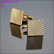 Neuartige Manschettenknöpfe aus Edelstahl, alte Handwerkerhand, Laser – plusminusco.com