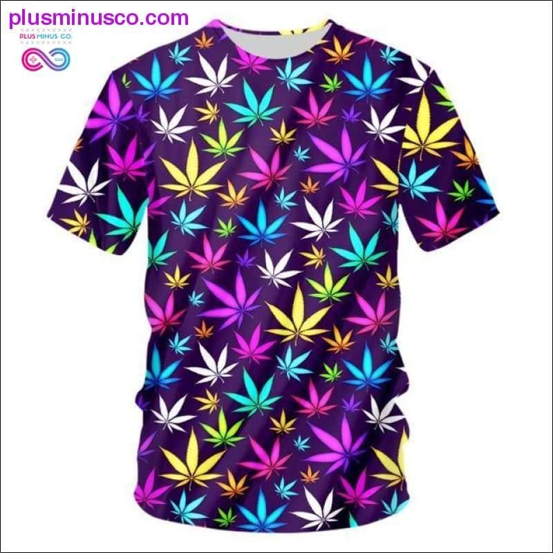 OGKB Man's TShirts Weeds T Shirt Clover Tshirt Green Leaves - plusminusco.com