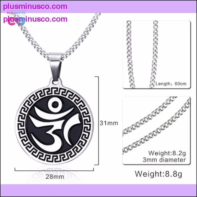 Ожерелье с подвеской в ​​виде санскритского символа медитации «Ом АУМ» || - plusminusco.com