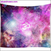 Dinding Mandala Permadani Psychedelic 3D Ruang Galaksi Ombre - plusminusco.com