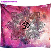 Dinding Mandala Permadani Psychedelic 3D Ruang Galaksi Ombre - plusminusco.com