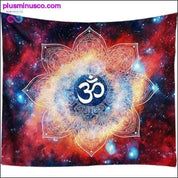 Ombre Galaxy Space 3D psykedelisk billedvev Mandala Vegg - plusminusco.com