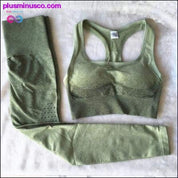 Ombre Seamless Gym Fitness Suit BH Leggings High Waist Yoga - plusminusco.com