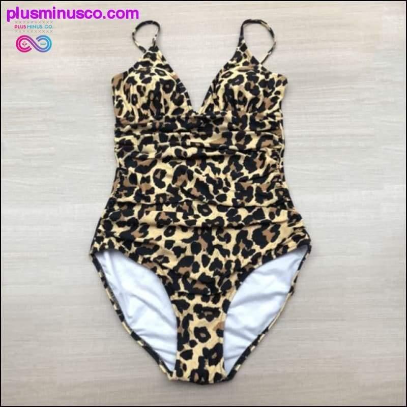 One Piece Swimsuit Women Solid Bathing Suit Halter Bodysuit - plusminusco.com