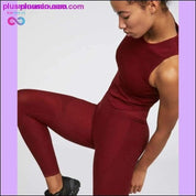 Leggings de gymnastique sans couture pour femmes de marque originale exportée yoga - plusminusco.com