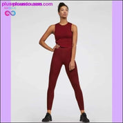 Leggings de gymnastique sans couture pour femmes de marque originale exportée yoga - plusminusco.com