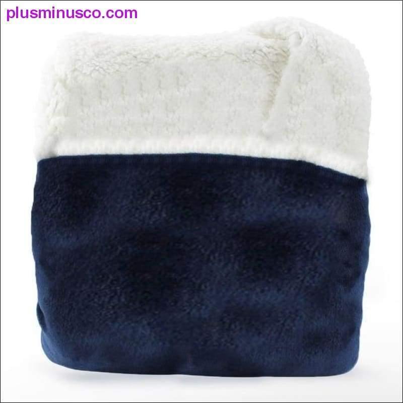 Hoodies za van za muškarce i žene - Zimski kaputi s kapuljačom ili trenirka Pulover deka od flisa - plusminusco.com