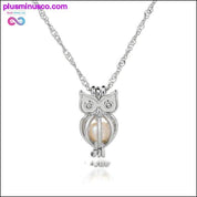 Owl Design Rhinestones Crystal Pendant Necklace || - plusminusco.com