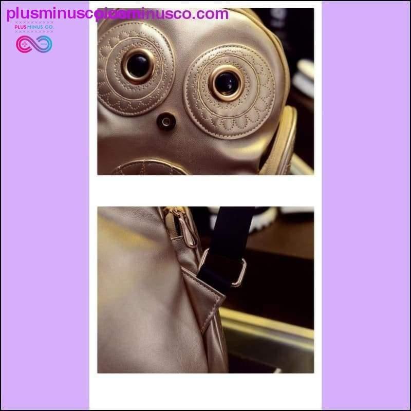 Owl shape PU leather school bags - plusminusco.com
