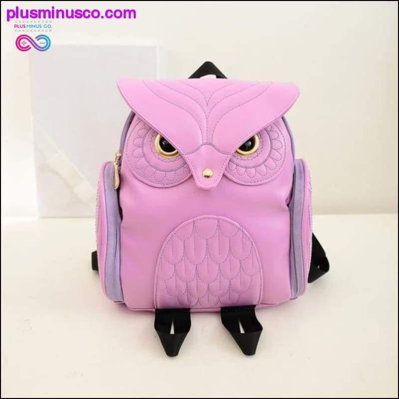 Ugleform PU-læder skoletasker - plusminusco.com