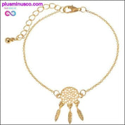 Bracelets à breloques attrape-rêves couleur argent/or Pameng pour - plusminusco.com