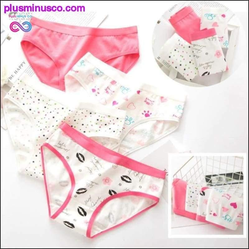 Panties Fashion Cotton Cute Girls Briefs for Women Sexy - plusminusco.com