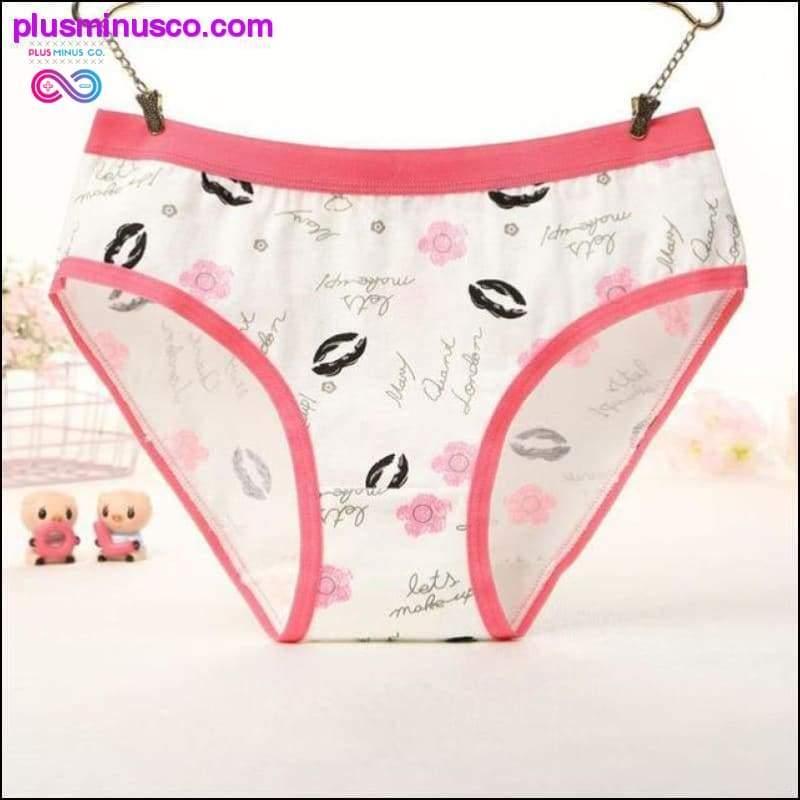 Panties Fashion Cotton Cute Girls Briefs for Women Sexy - plusminusco.com