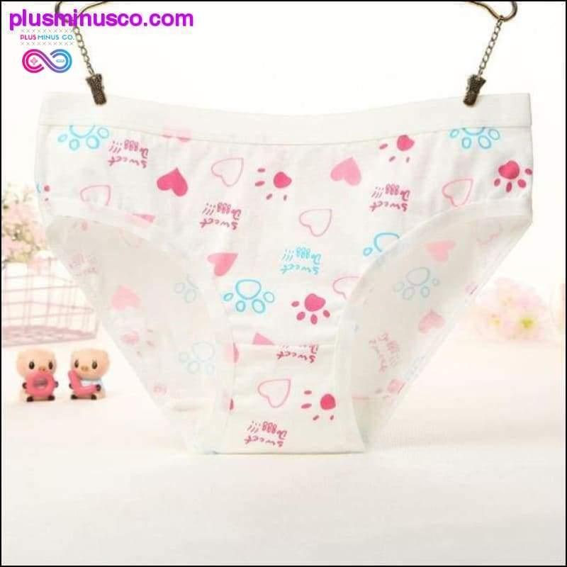 Panties Fashion Cotton Cute Girls Briefs for Women Sexy - plusminusco.com