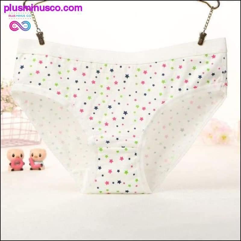 Panties Fashion Cotton Cute Girls Briefs for Women Sexy - plusminusco.com