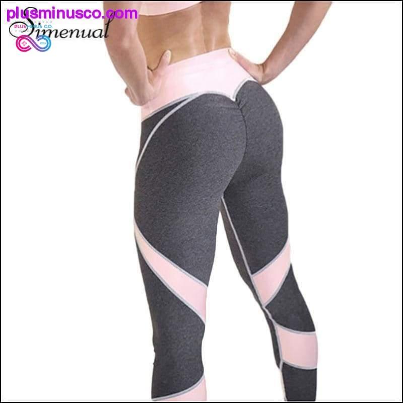 Patchwork hjerteyoga-leggings for kvinner, 2021 Hot salg - plusminusco.com