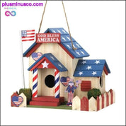 Patriotic Birdhouse ll PlusMinusco.com - plusminusco.com