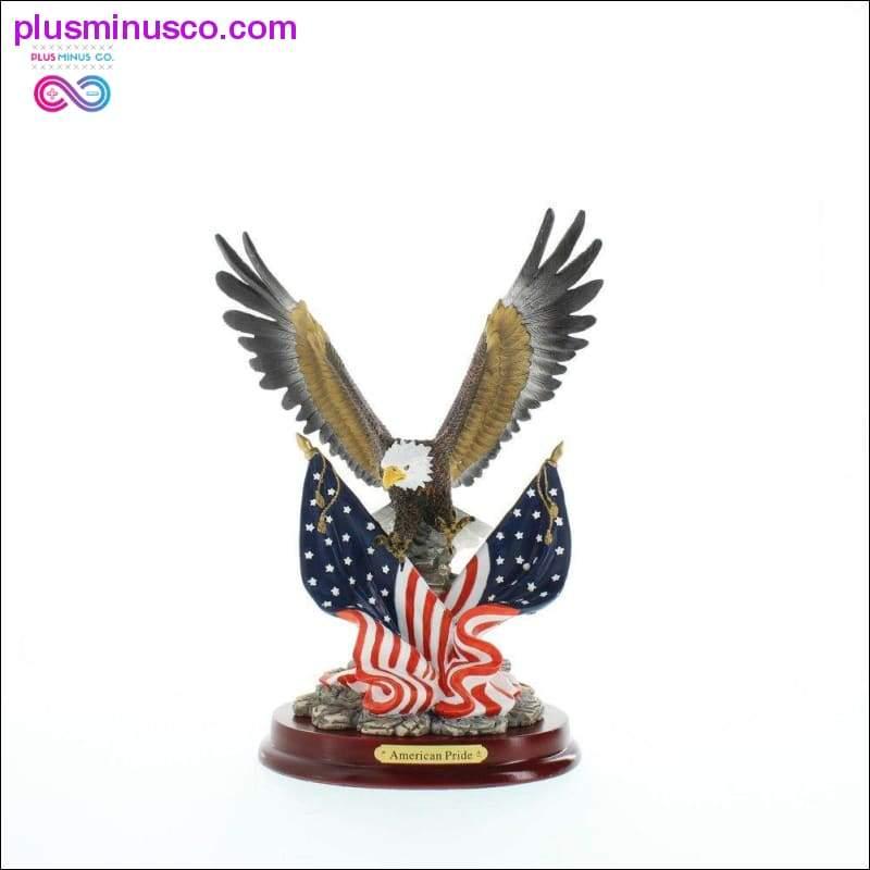Patriotic Eagle Statue Sculpture ll PlusMinusco.com - plusminusco.com