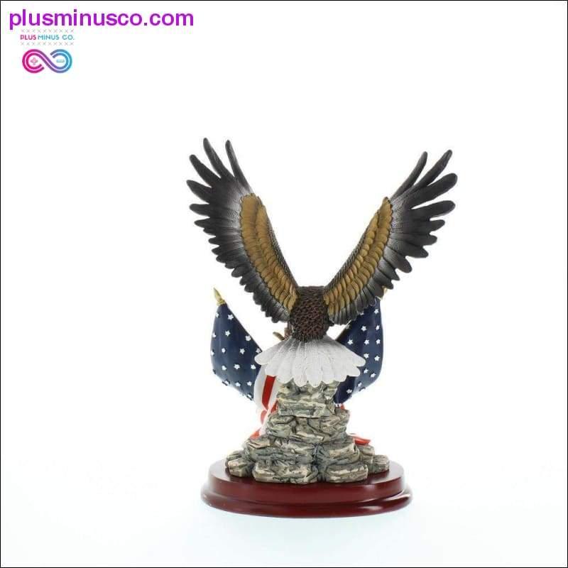 Patriotic Eagle Statue Sculpture ll PlusMinusco.com - plusminusco.com