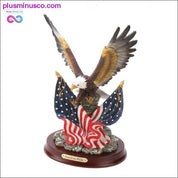 Sculpture de statue d'aigle patriotique ll PlusMinusco.com - plusminusco.com