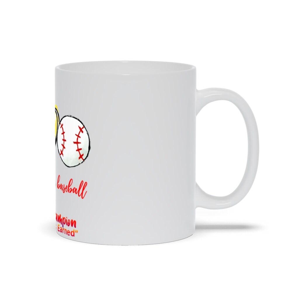 Peace Love Baseball, бейсбольна чашка, бейсбольна мама, бейсбольна вечірка на день народження, бейсбольні подарунки для хлопчиків - plusminusco.com