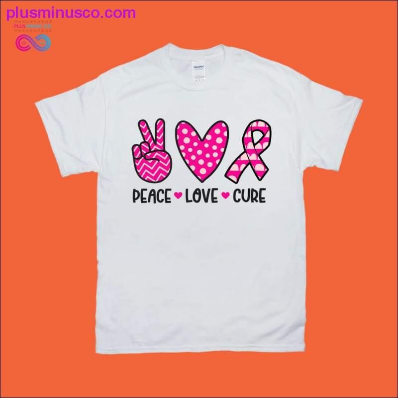 Camisetas Peace Love Cure - plusminusco.com